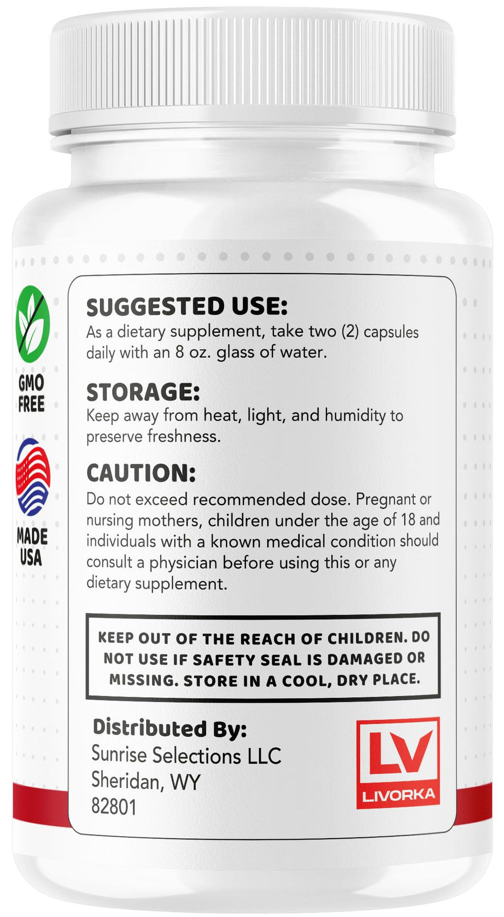 180 Capsules Supplement N2798