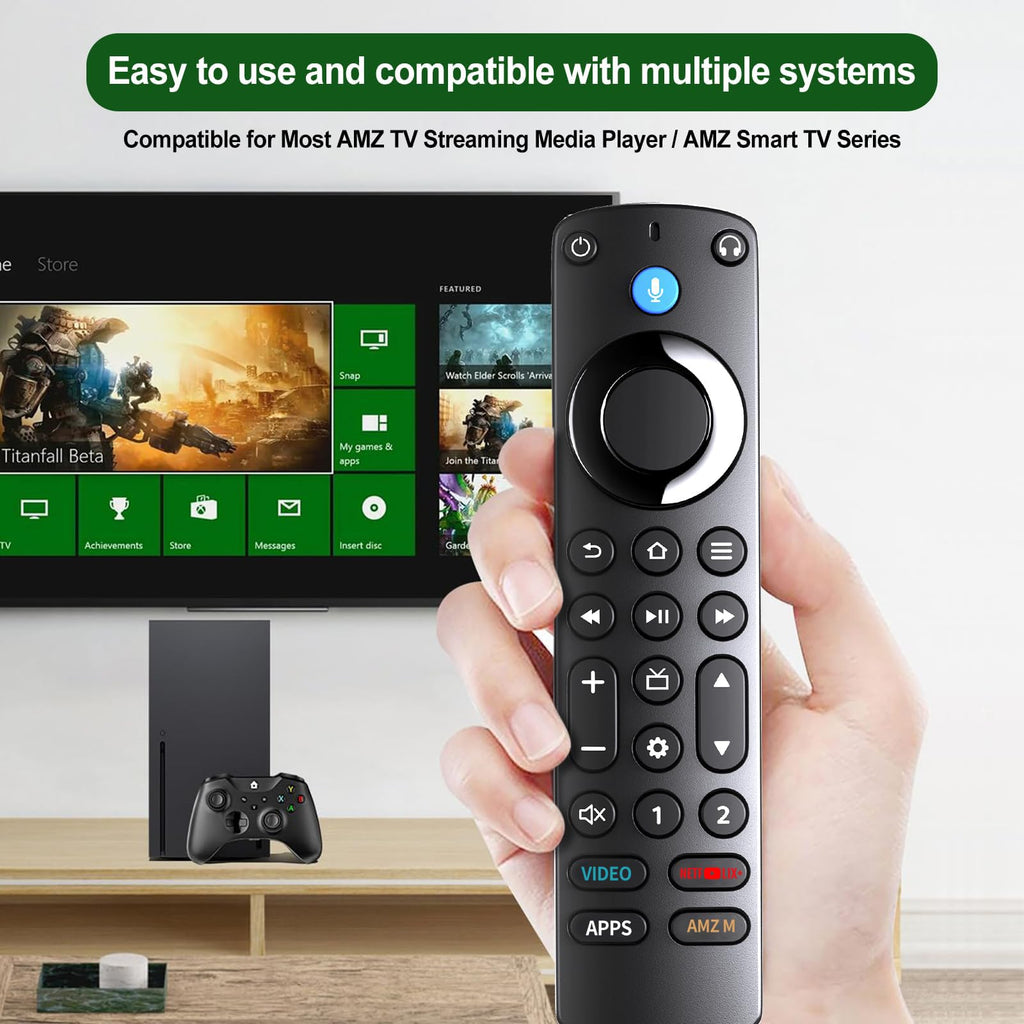 Voice Remote Pro with Remote Finder and Headphone Function V1188