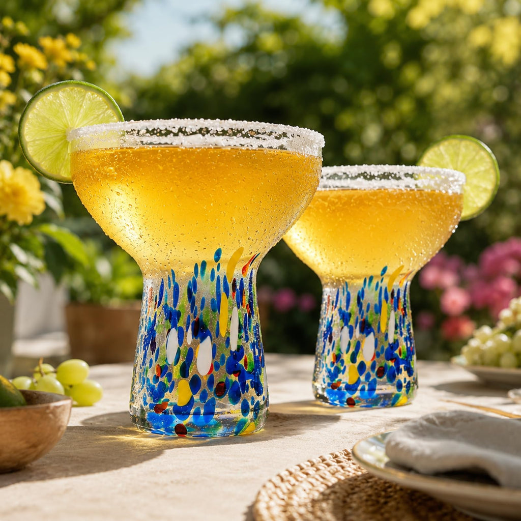 Stemless Margarita Glasses Set of 4 I779