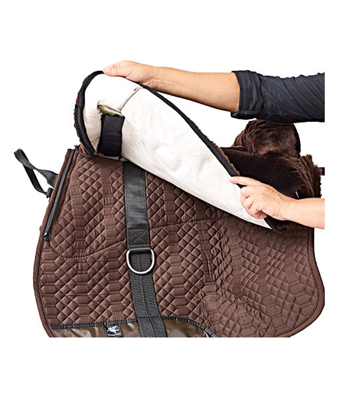 Sheepskin Lined Bareback Pad I736