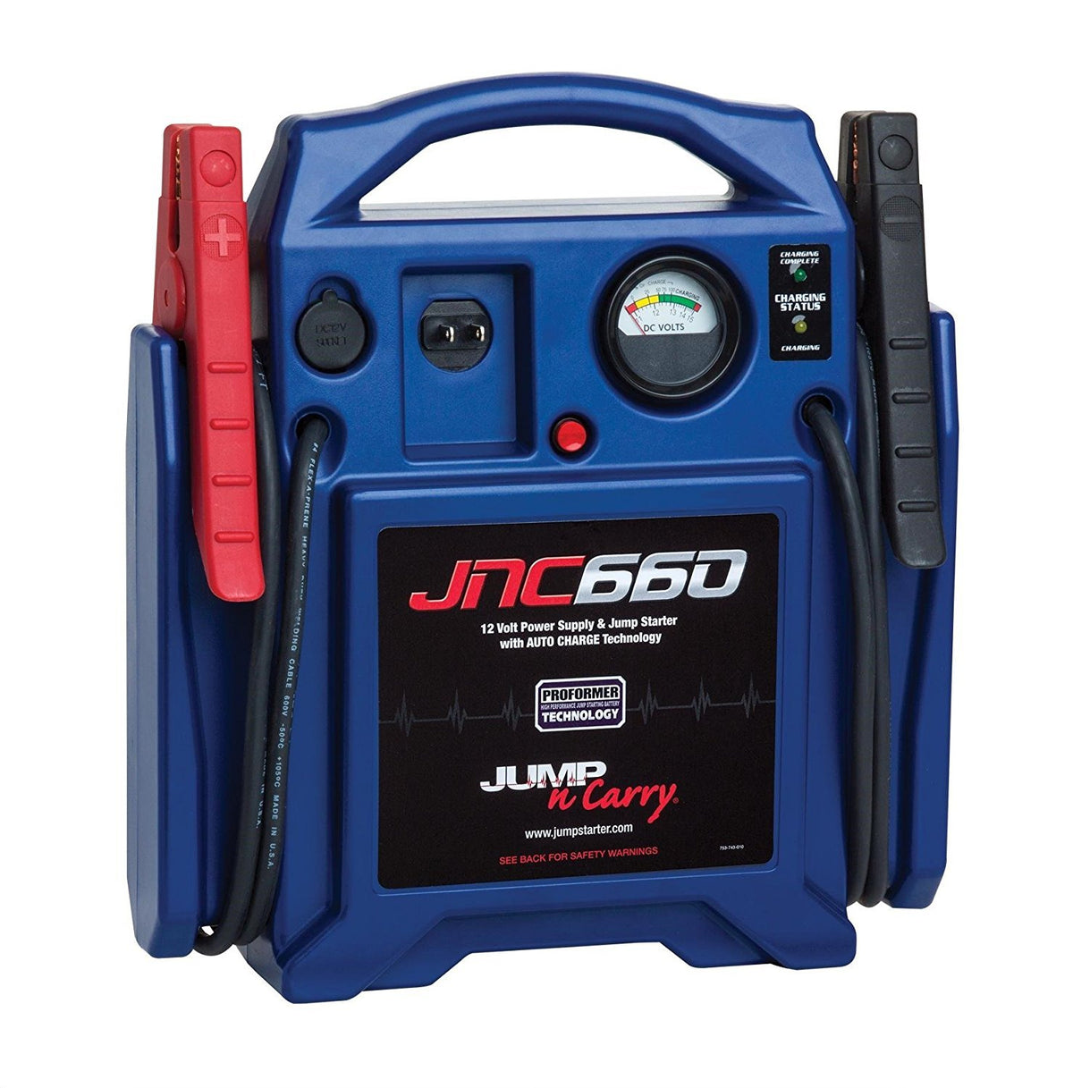 1000-Pound Air and Hydraulic Telescopic Transmission Jack and 1700 Peak Amp 12 Volt Jump Starter V835