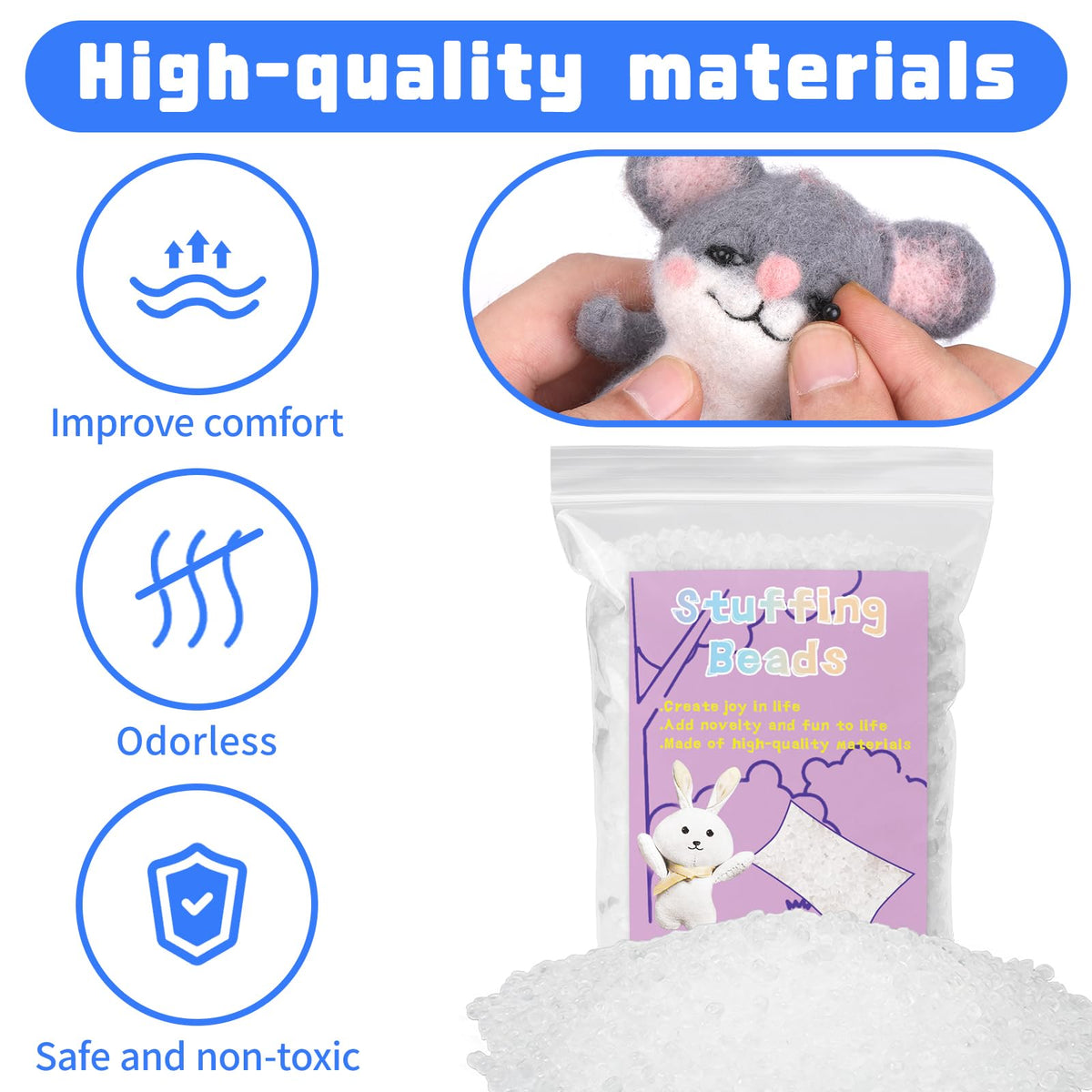 100g Weighted Stuffing Beads Z454