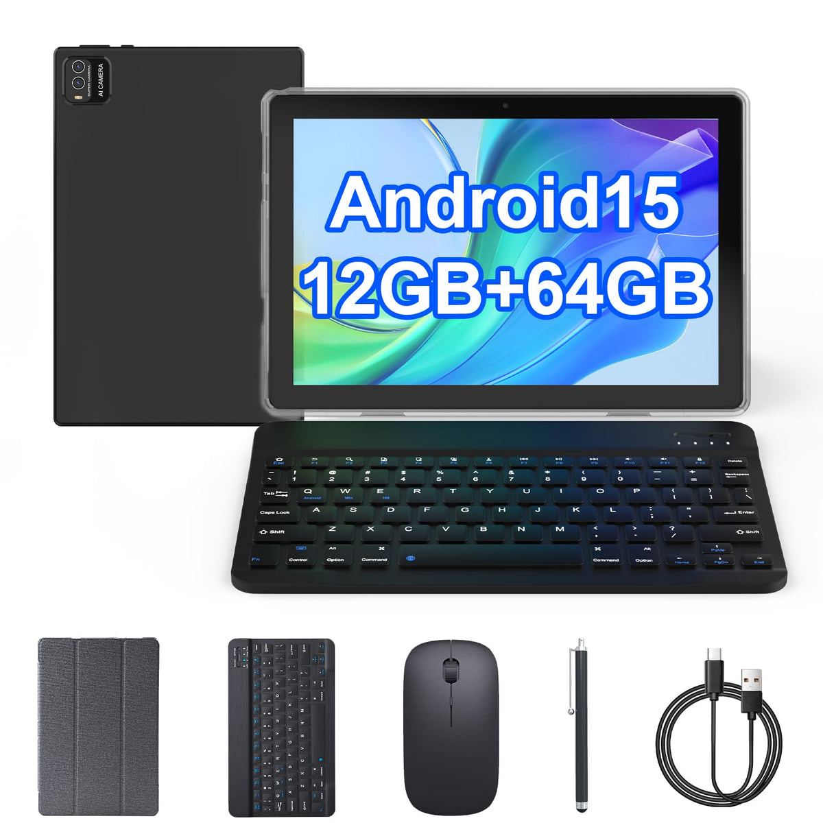 10 inch Tablet 12GB RAM 64GB ROM Black I788