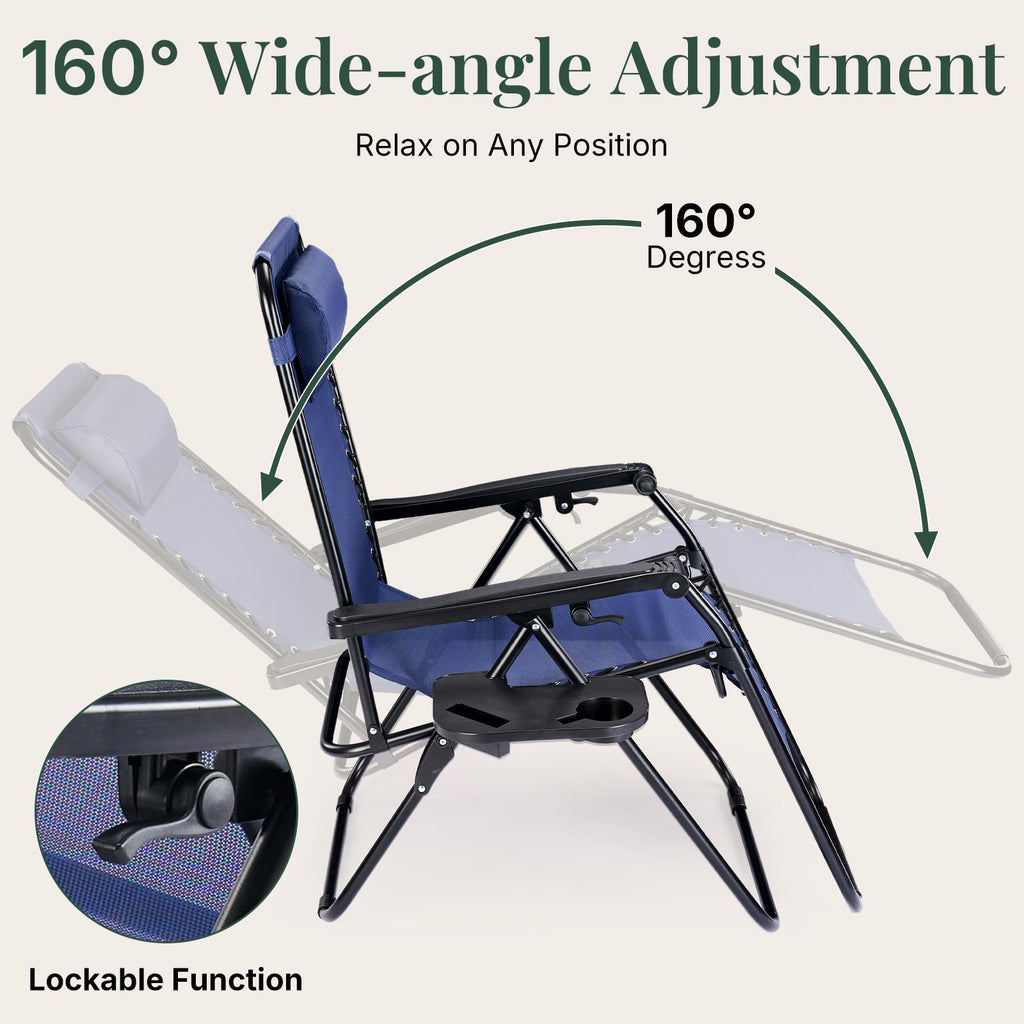 Zero Gravity Chairs Set of 2 W79948