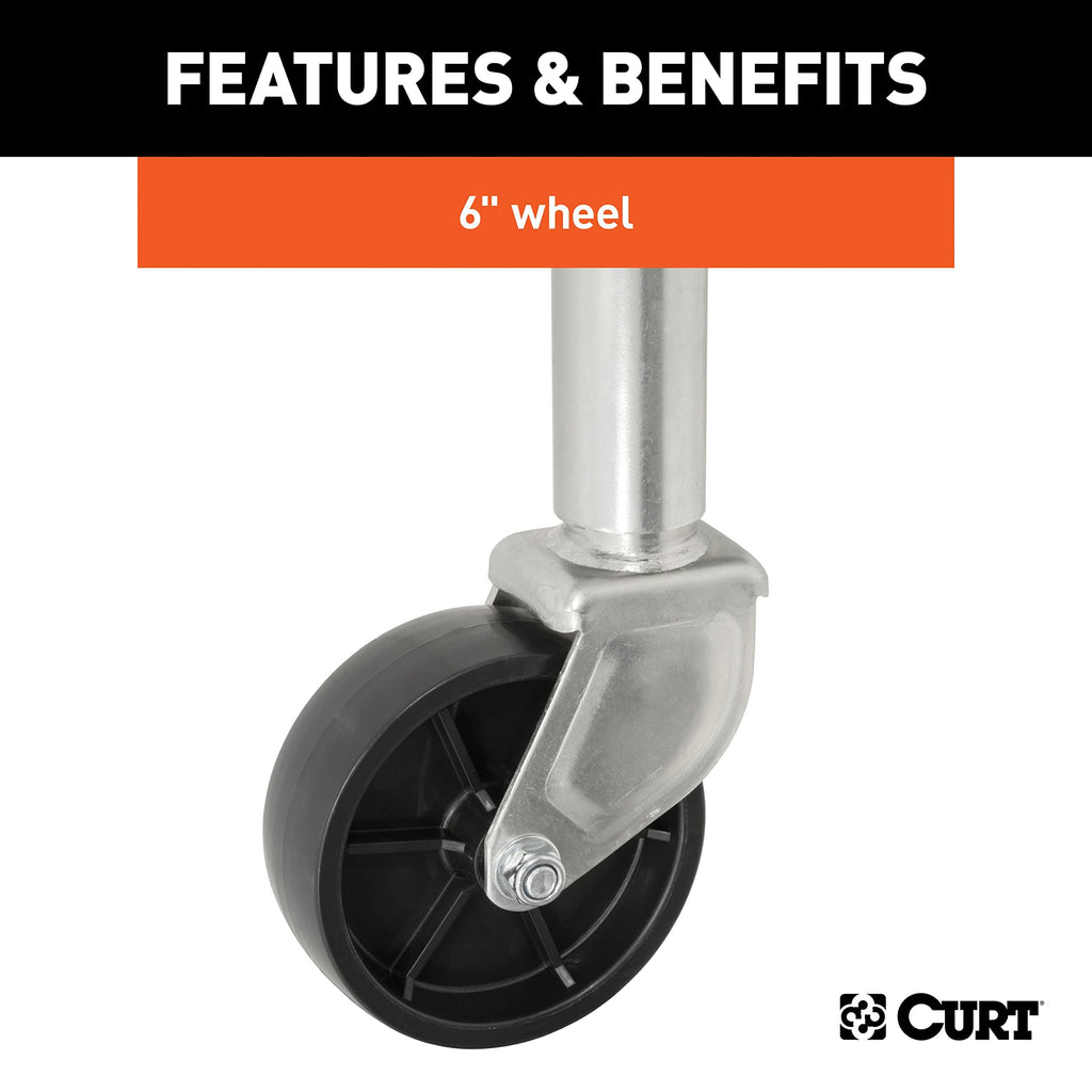 Marine Boat Trailer Jack with 6-Inch Wheel B75666