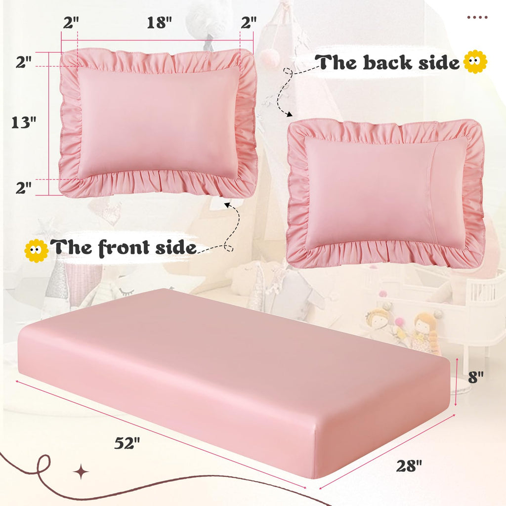 Light Pink Toddler Sheet Set I97736