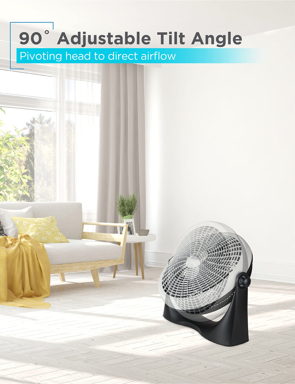 15.6” High Velocity Floor Fan, 3 Speeds R80029