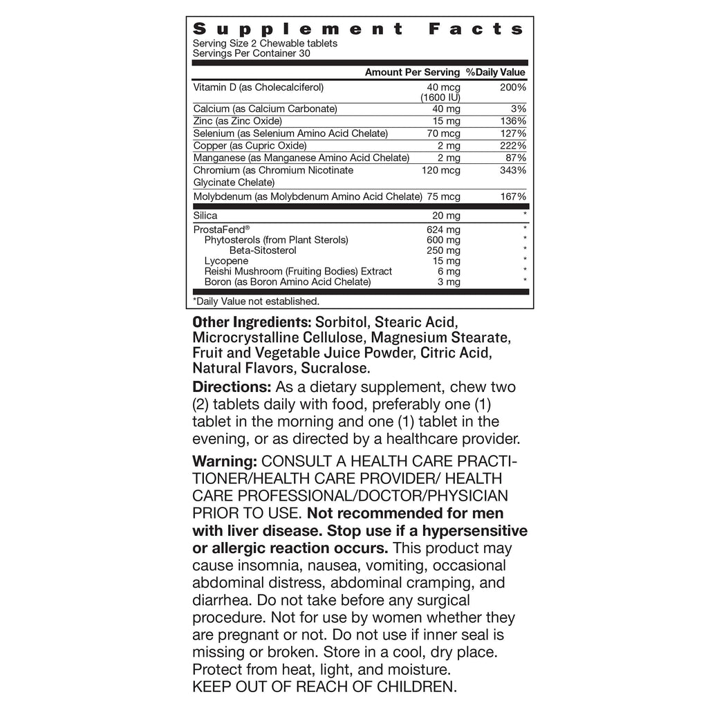 Prostate Health Chews for Men 60 Q326856
