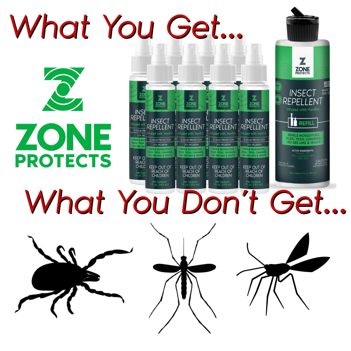 Picaridin Insect Repellent 8 oz Refill V175801
