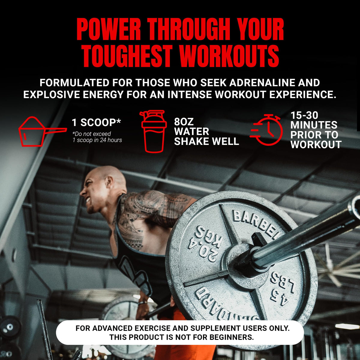 Pre Workout Powder with Creatine L66007