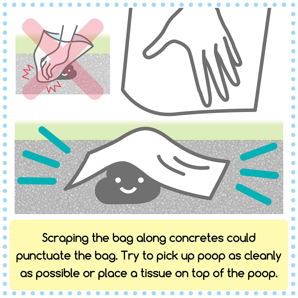 Unscented Dog Poop Bags 180 Count D380482