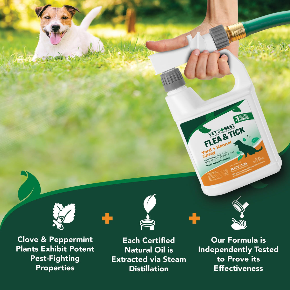 Flea and Tick Spray Bundle, 32 oz L450432