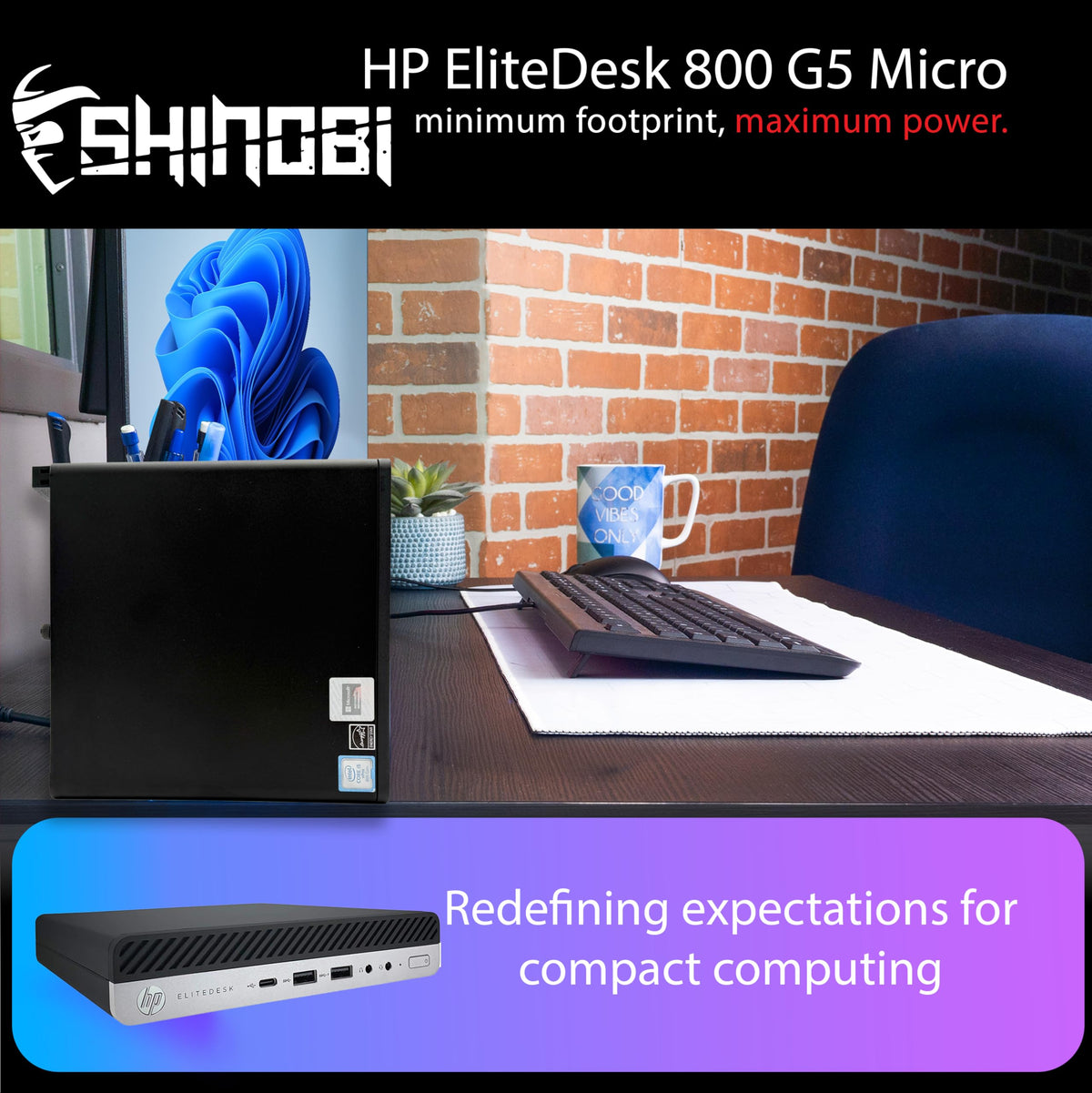 Mini PC Intel Core i5-9500T 16GB RAM 512GB NVMe Windows 11 Pro S50640