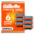 5-Blade Razor Refills with Precision Trimmer, 6 Count K6898