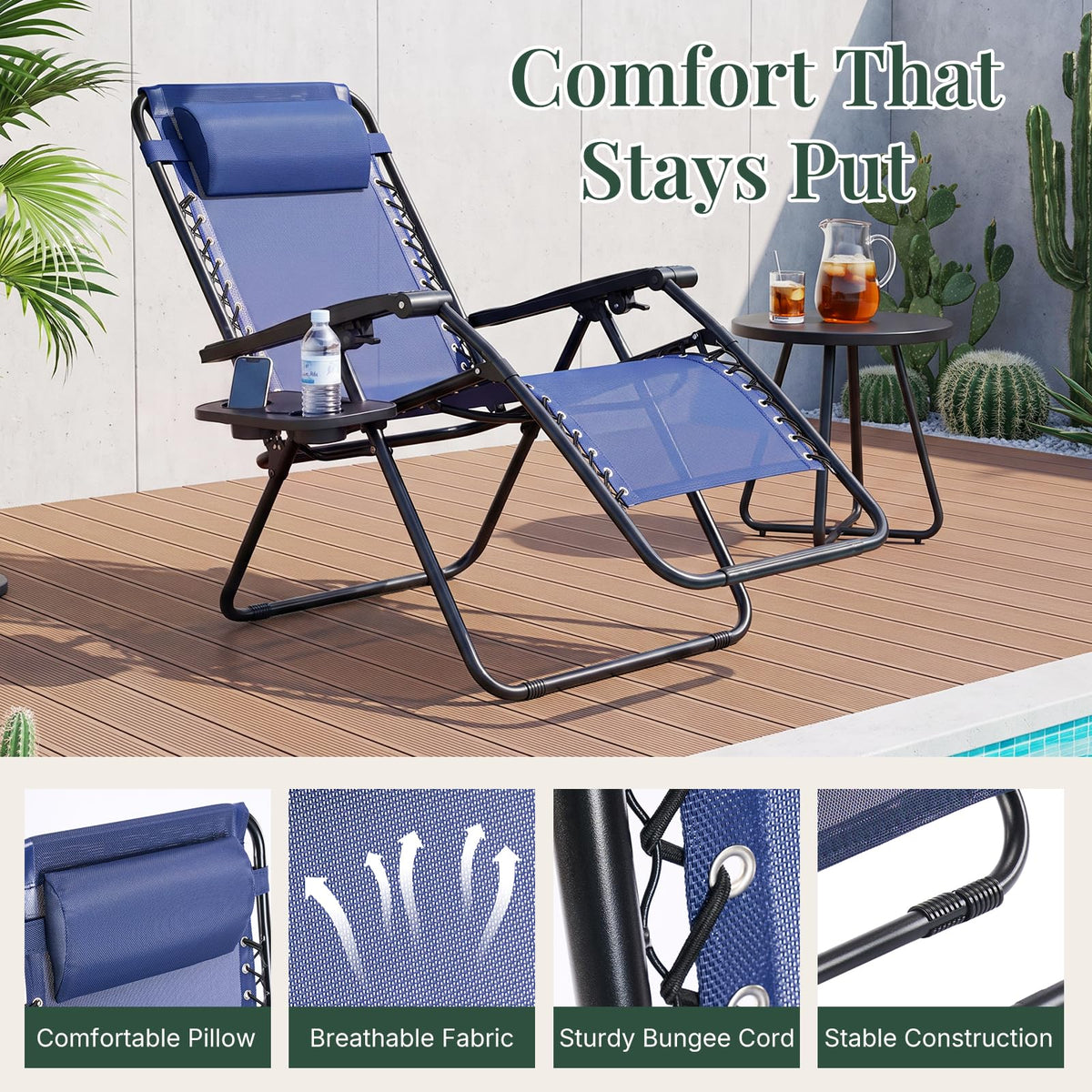 Zero Gravity Chairs Set of 2 W79948