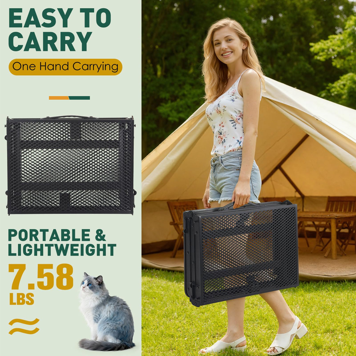 3ft Aluminum Folding Camping Table Q95171