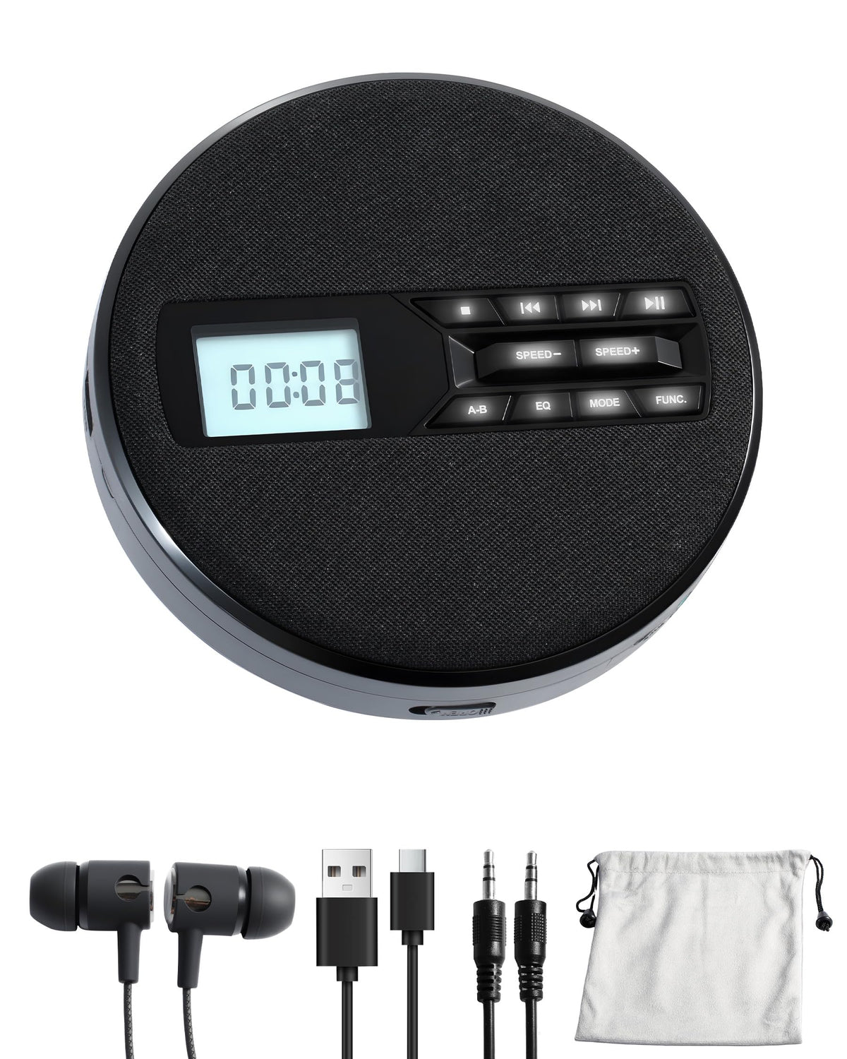 Portable CD Player with Speakers T956394