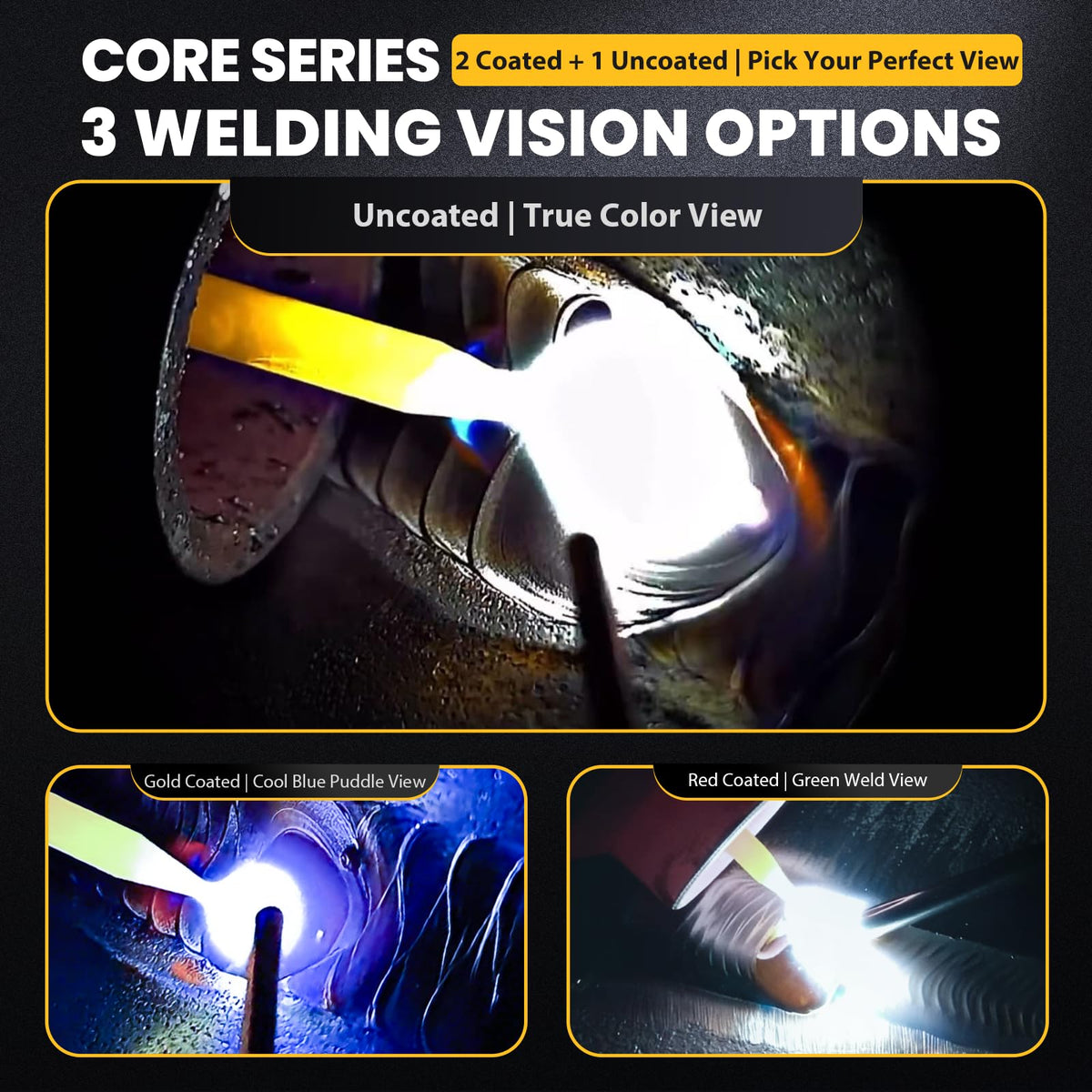 Auto Darkening Welding Lens 2"x4 1/4" True Color A421