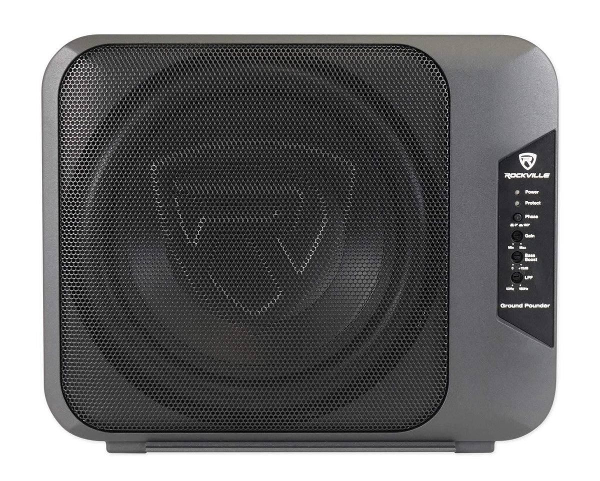 Dual 10.5" Powered Car Subwoofer L639944