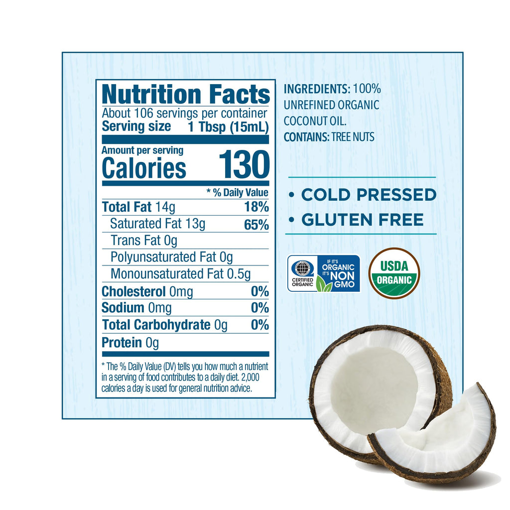Organic Refined Coconut Oil 54 fl oz D6445