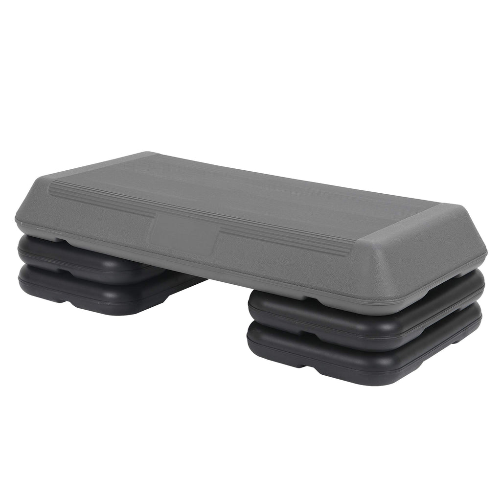 28.5'' Adjustable Exercise Step Platform with 4 Stackable Risers O958364