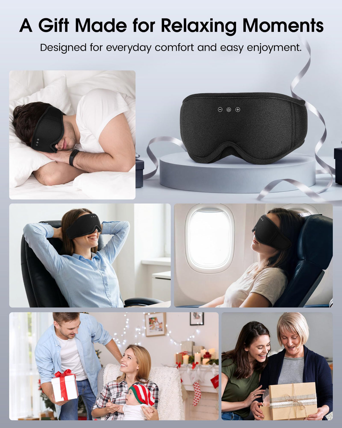 Sleep Mask Bluetooth Headphones N1906