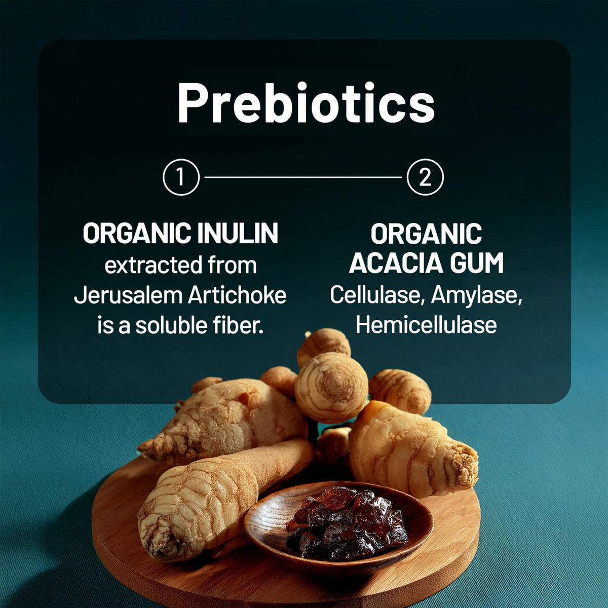 60 Billion CFU 17 Strains Probiotics with Prebiotics 30 Capsules W77891