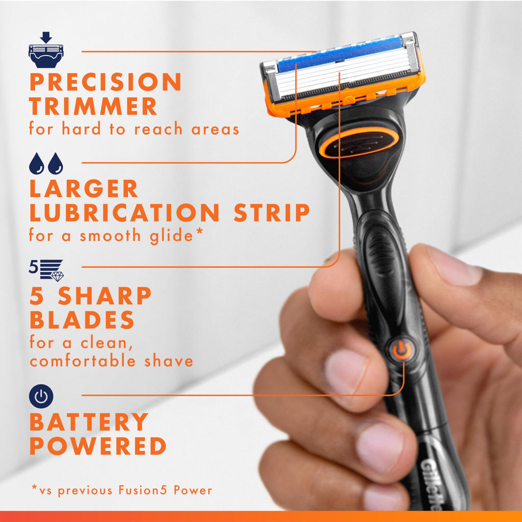 5-Blade Razor Refills with Precision Trimmer, 6 Count K6898