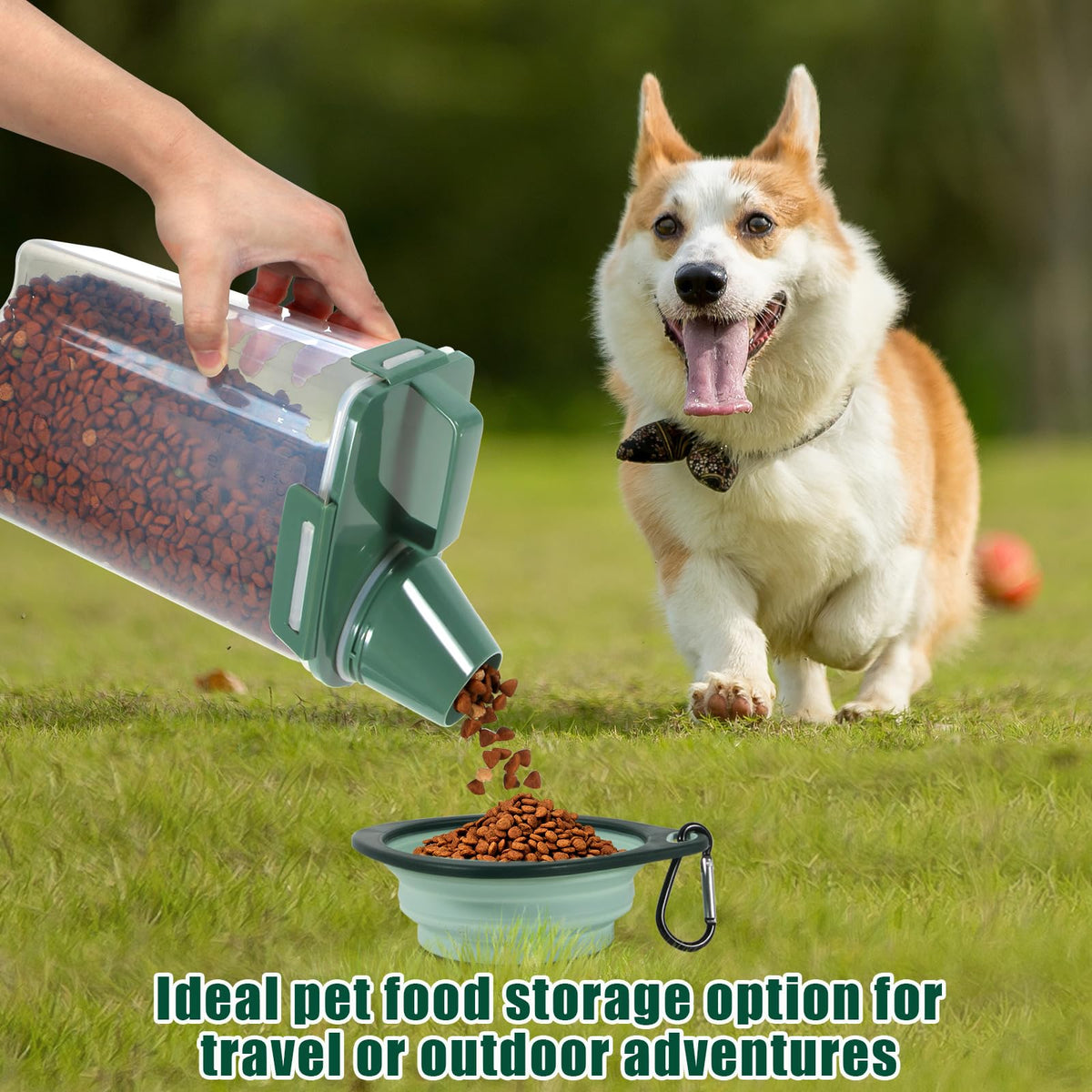 2 Pack 3 Lbs Pet Food Storage Containers M7231