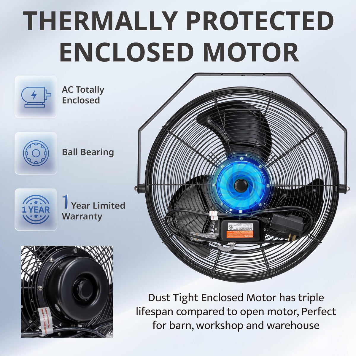 20-Inch High Velocity Outdoor Wall Fan I9420