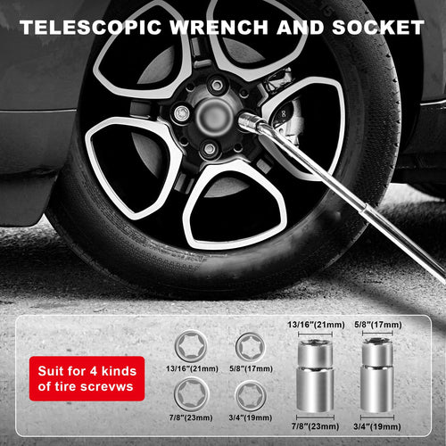2 Ton Scissor Car Jack with Lug Wrench S1927