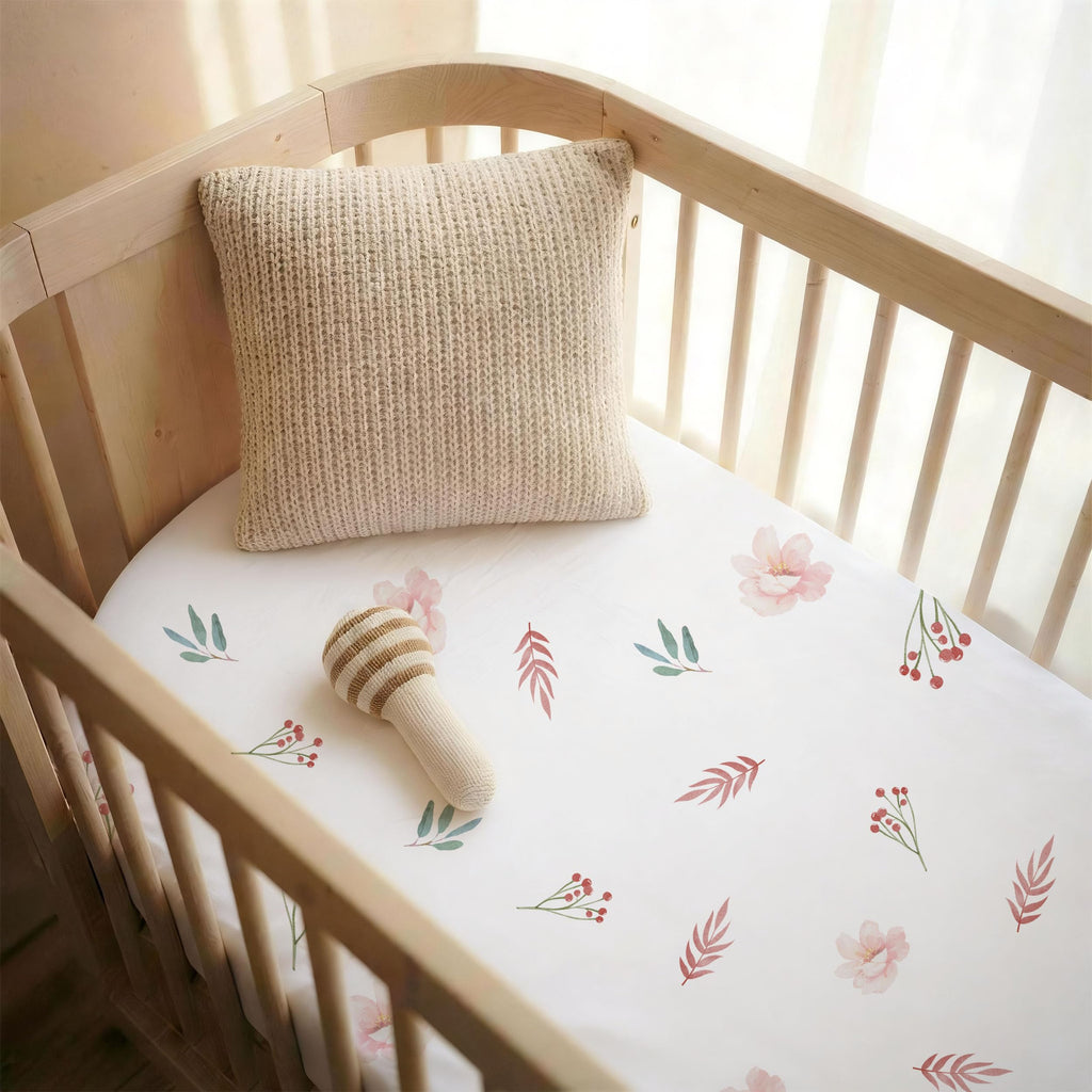 Baby Bedside Sleeper Bassinet Sheets 33x20 Inch 4 Pack E345