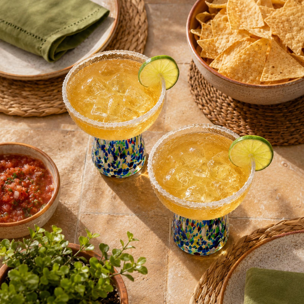 Stemless Margarita Glasses Set of 4 I779