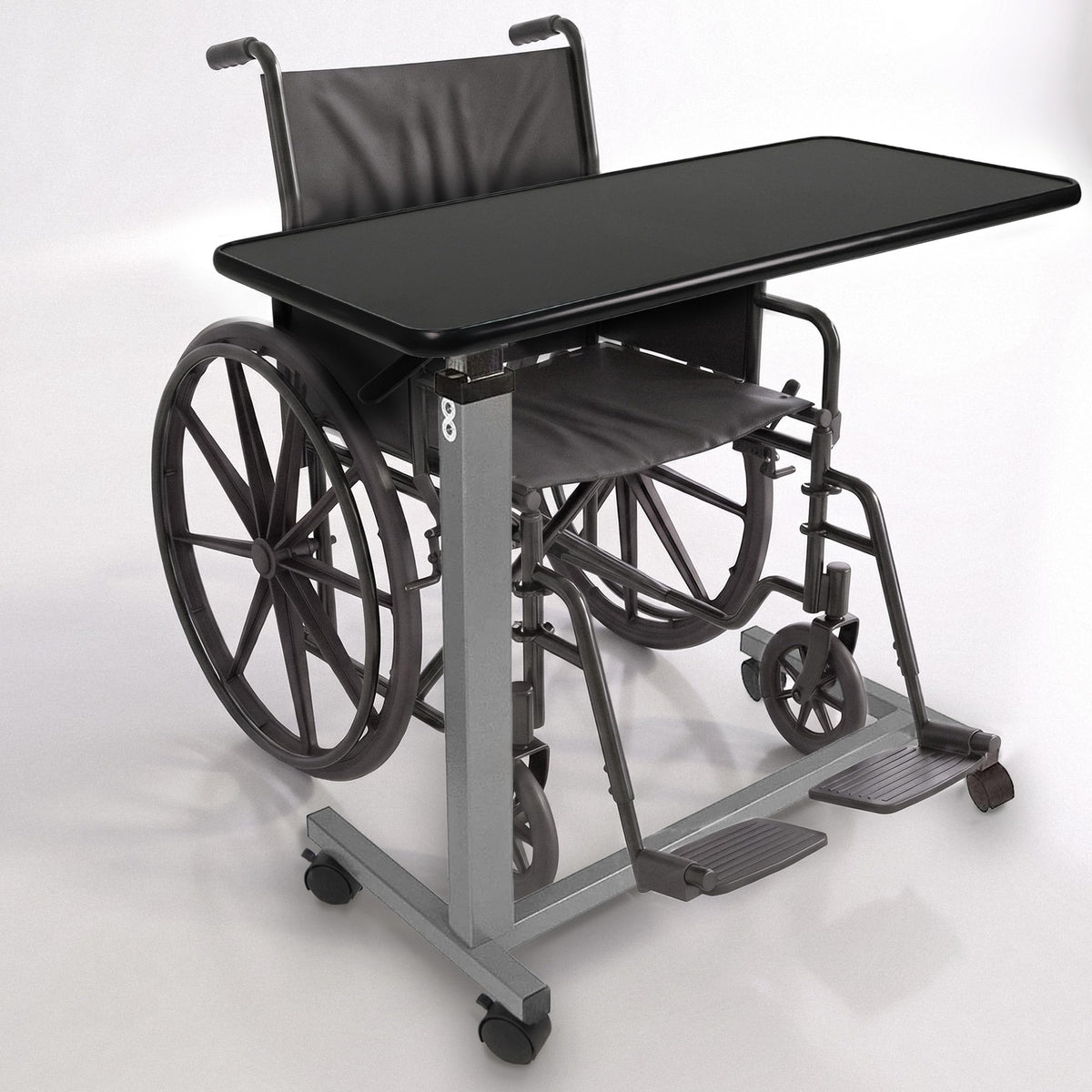Adjustable Overbed Table with Wheels R2982