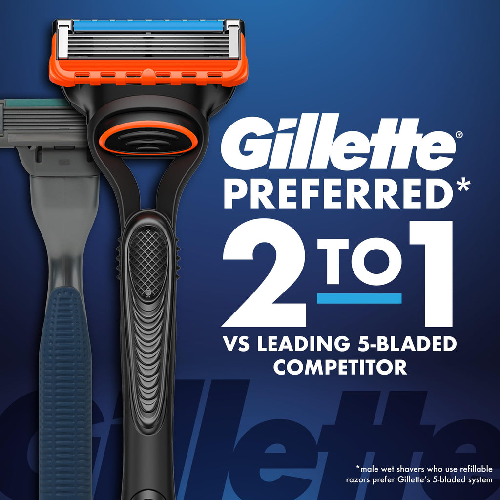 5-Blade Razor Refills with Precision Trimmer, 6 Count K6898