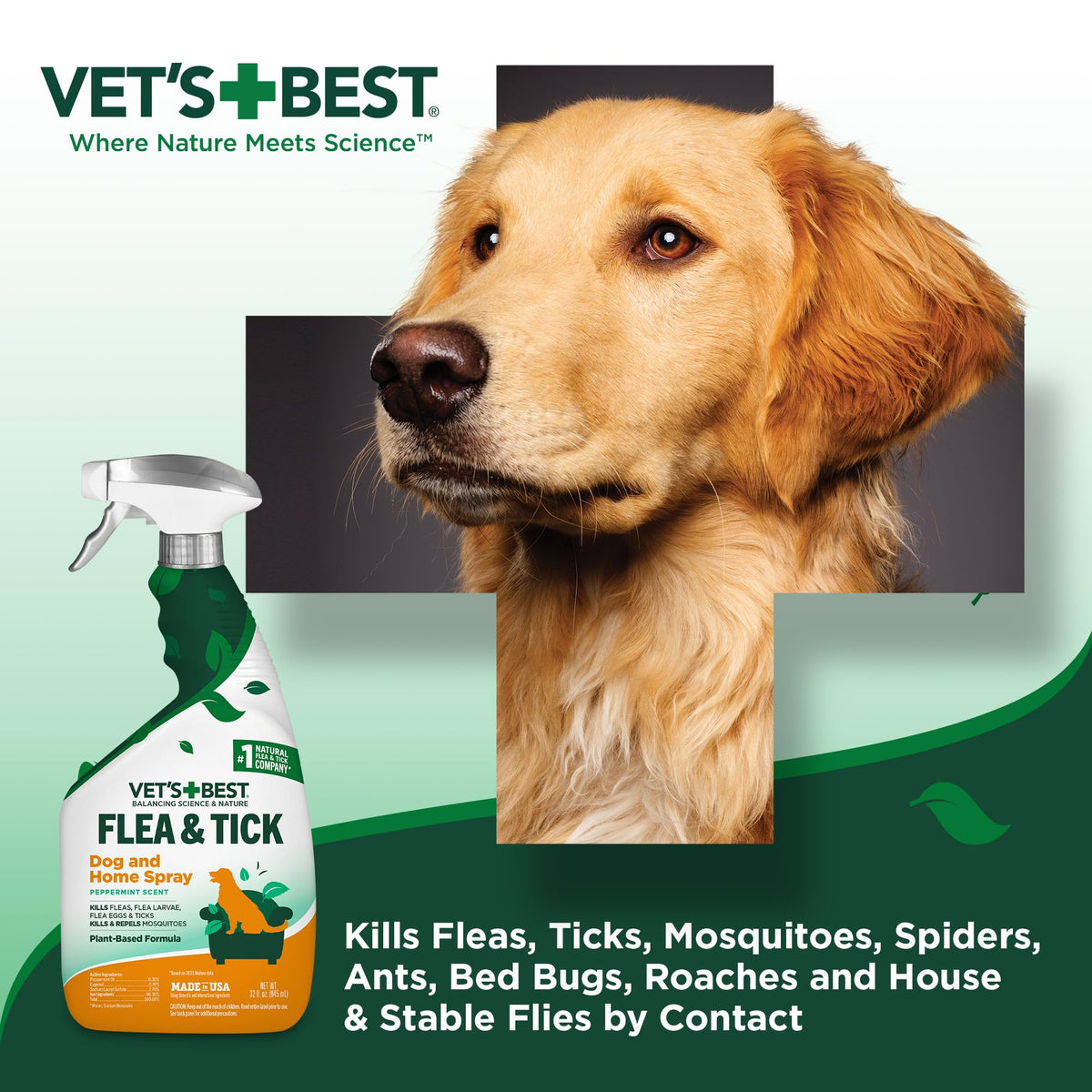 Flea and Tick Spray Bundle, 32 oz L450432