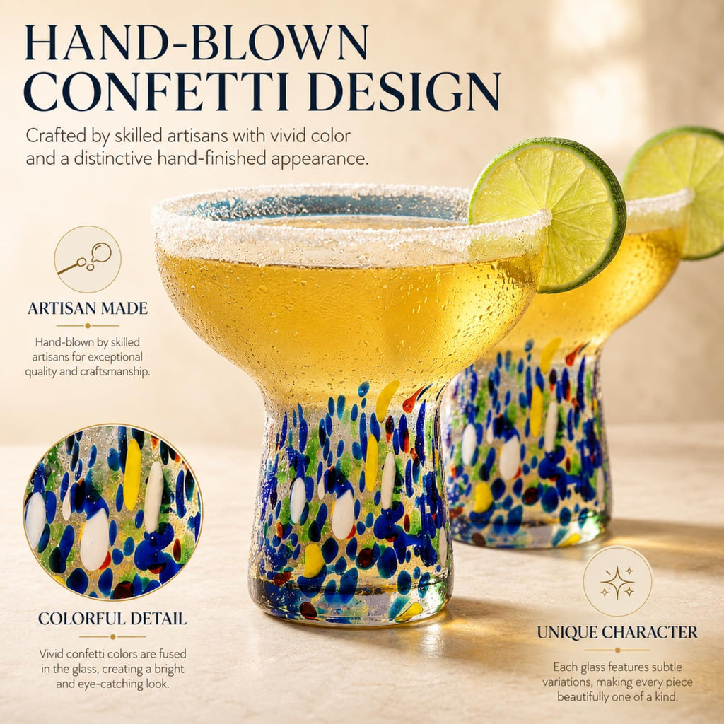 Stemless Margarita Glasses Set of 4 I779