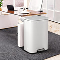 50L Stainless Steel Step Trash Can with Soft-Close Lid H57177