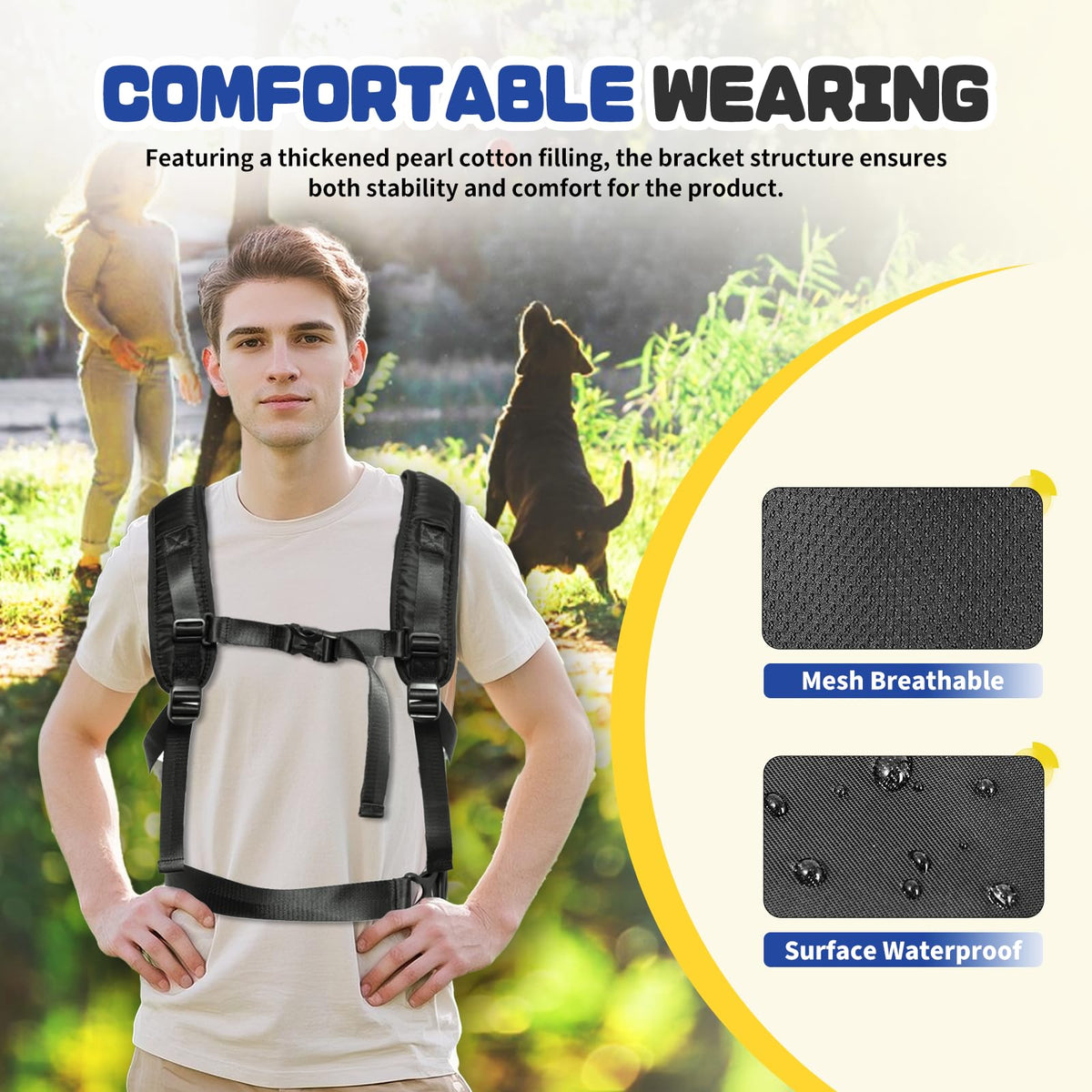 Legs Out Front Pet Carrier Backpack for Small Medium Dogs Cats up to 25lbs Q850515