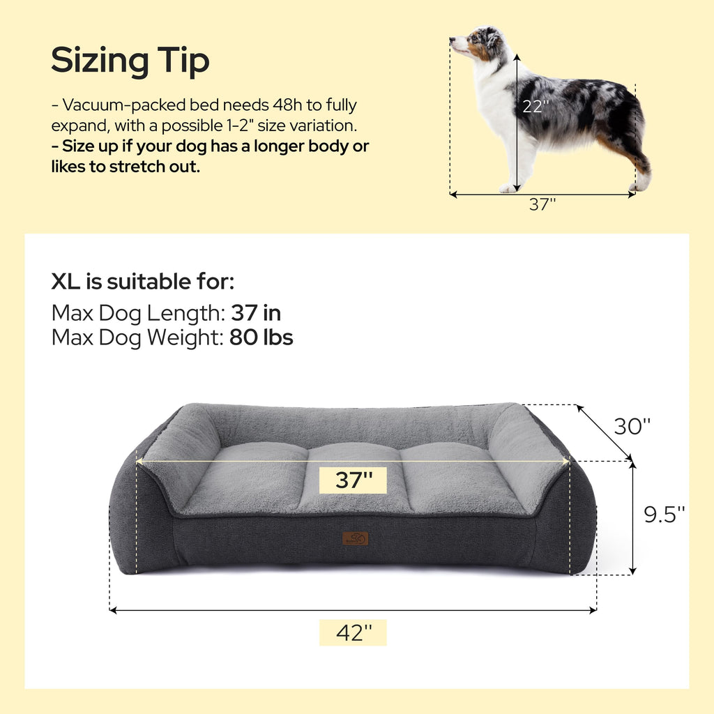XL Orthopedic Dog Bed C857