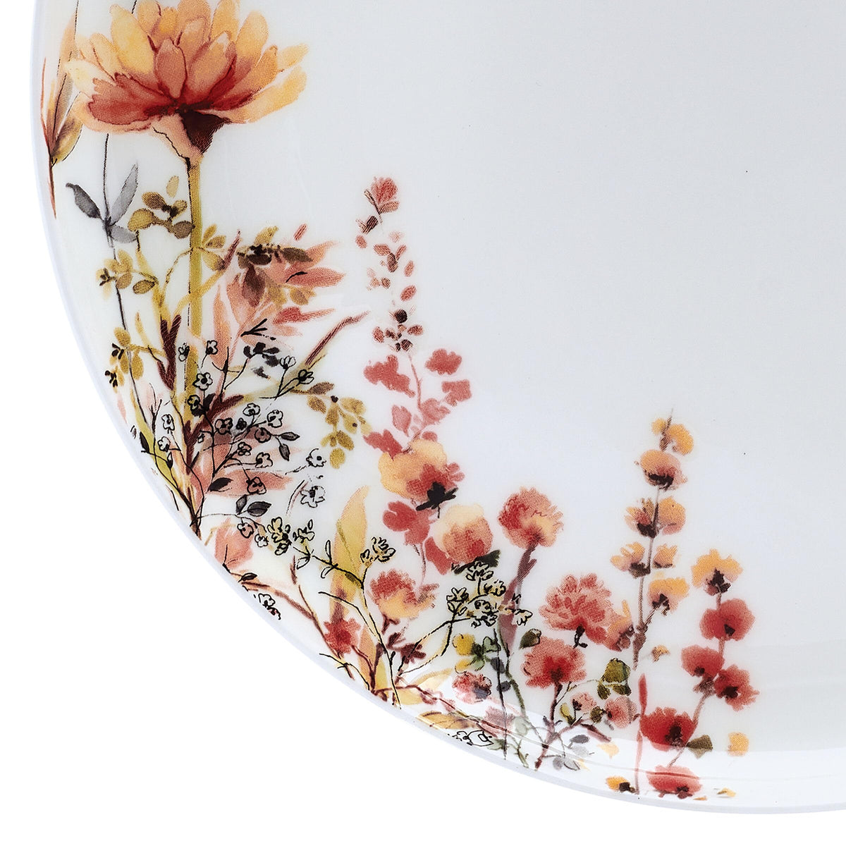12 Piece Floral Bone China Dinnerware Set Z566695