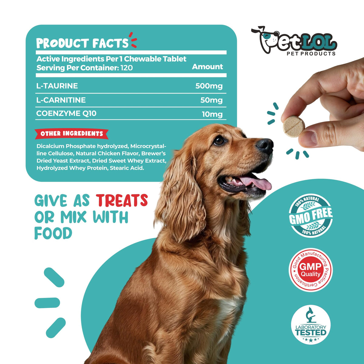 Taurine 500 mg for Dogs S982828