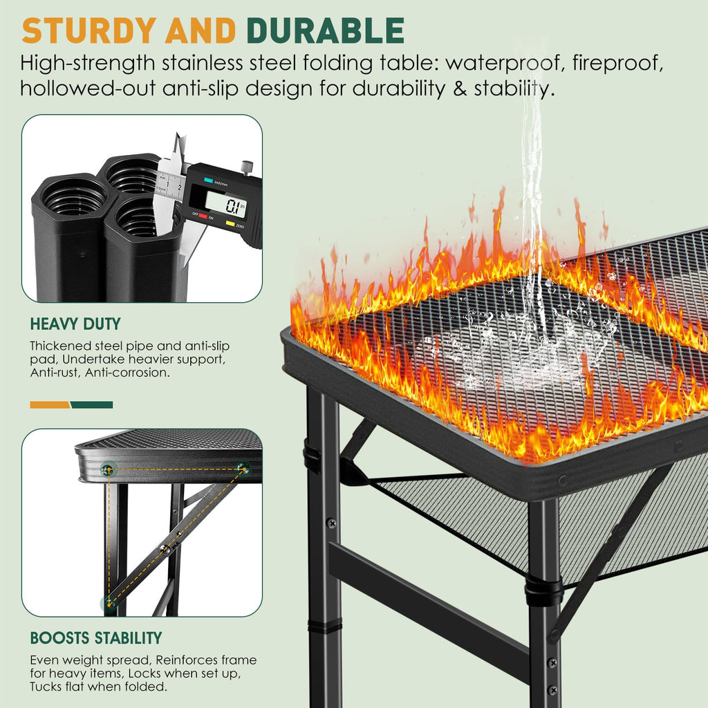 3ft Aluminum Folding Camping Table Q95171