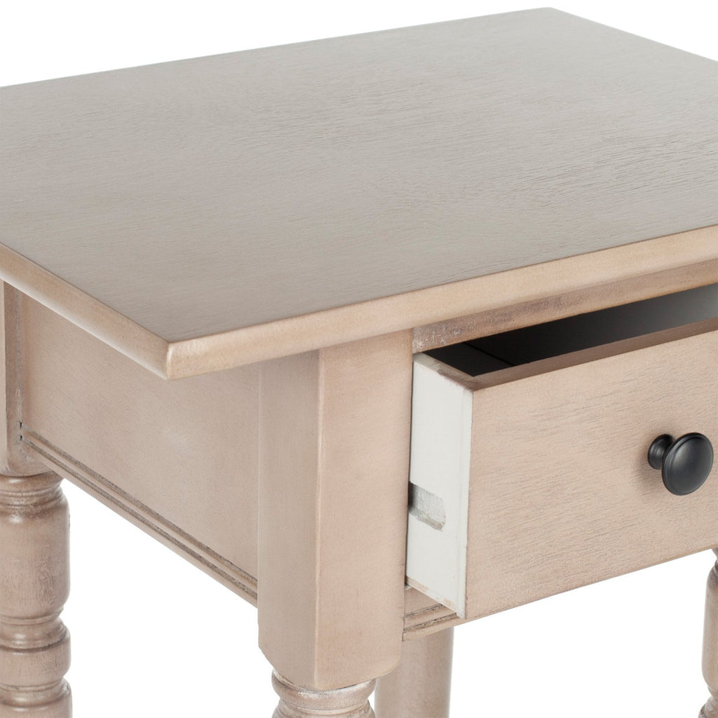 Dark Cherry Wood Side Table A432