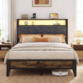 Full Size Bed Frame with Headboard P404