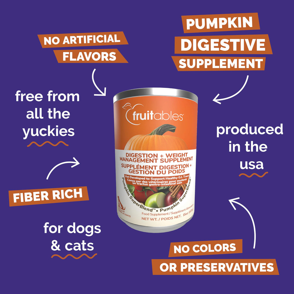 Pumpkin Digestive Supplement for Dogs 15oz D298