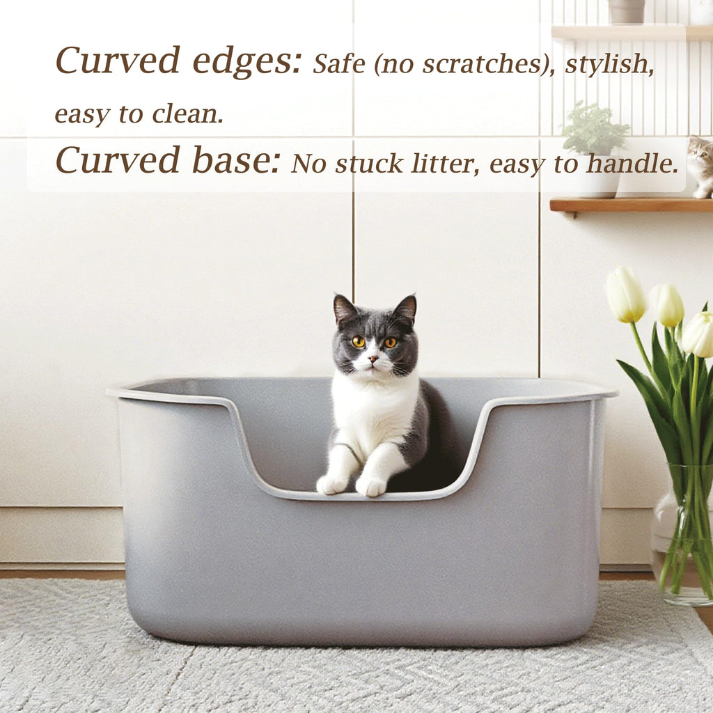 Large High Sides Cat Litter Box B376230