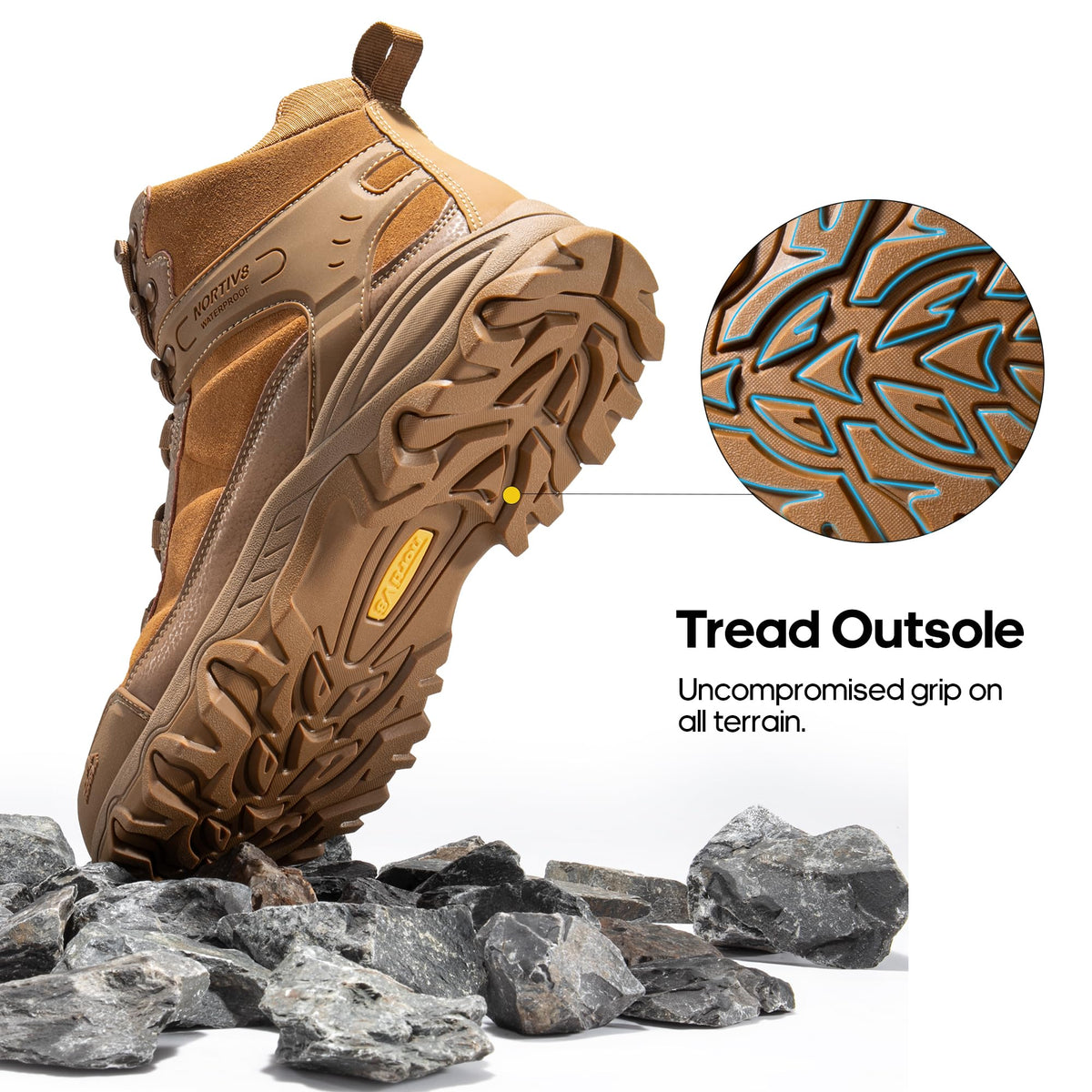 Men's Waterproof Lightweight Hiking Boots H475