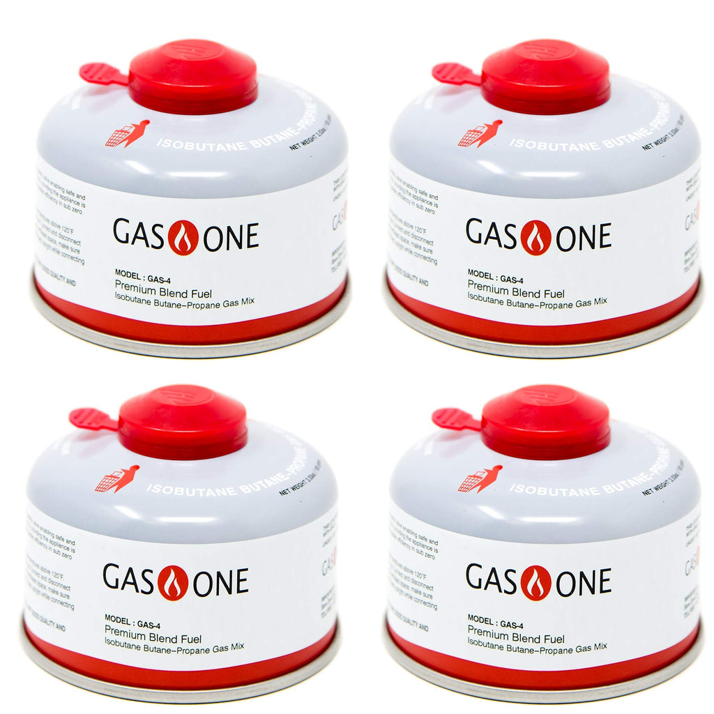 Camping Fuel Isobutane Fuel Canister 100g 4 Pack N352