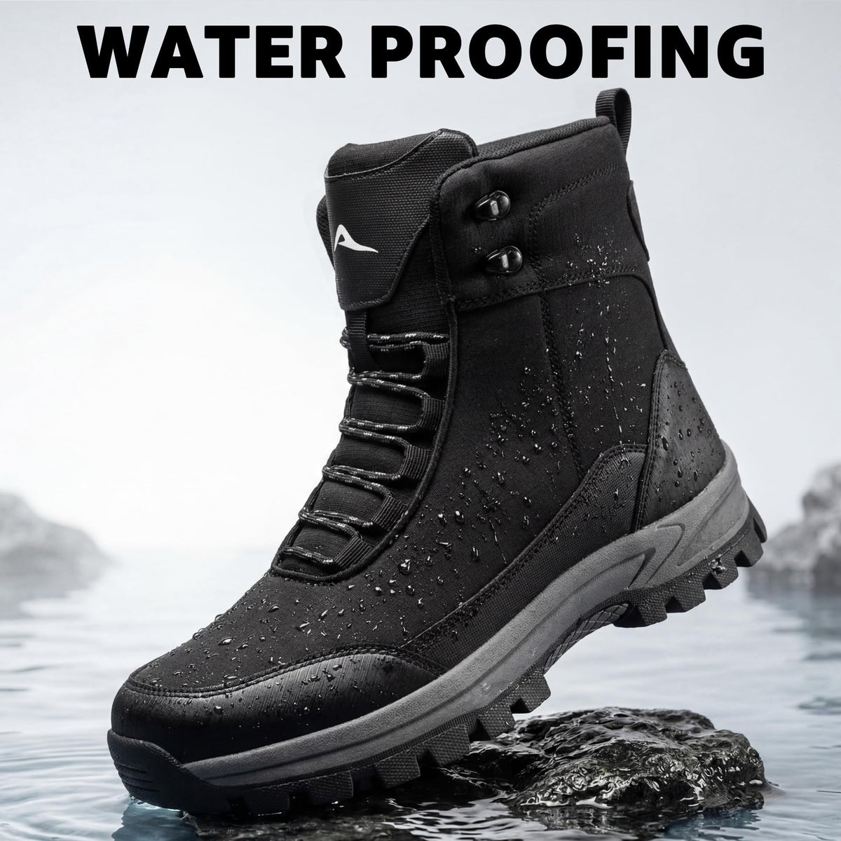 Men’s Waterproof Non-Slip Winter Snow Boots Z3456